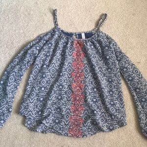 Target cold shoulder flowy shirt